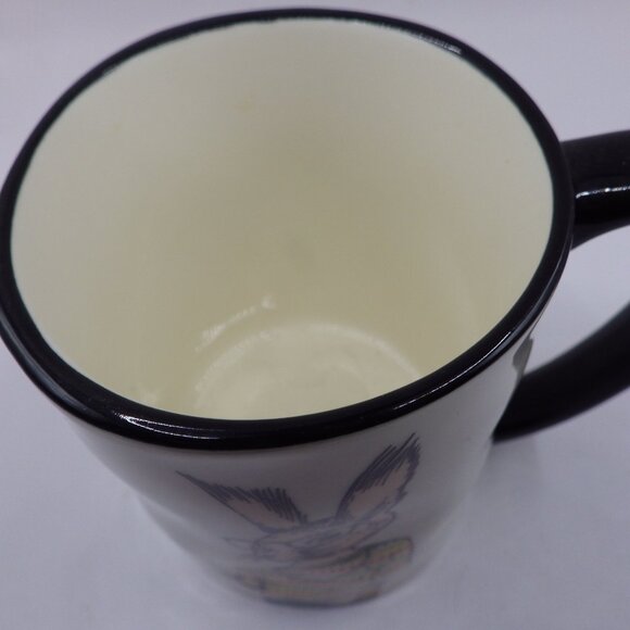 COPY - Signature Coffee Mug/ Anthropomorphic Rabbit & Glasses/Cell Phone - Picture 4 of 6